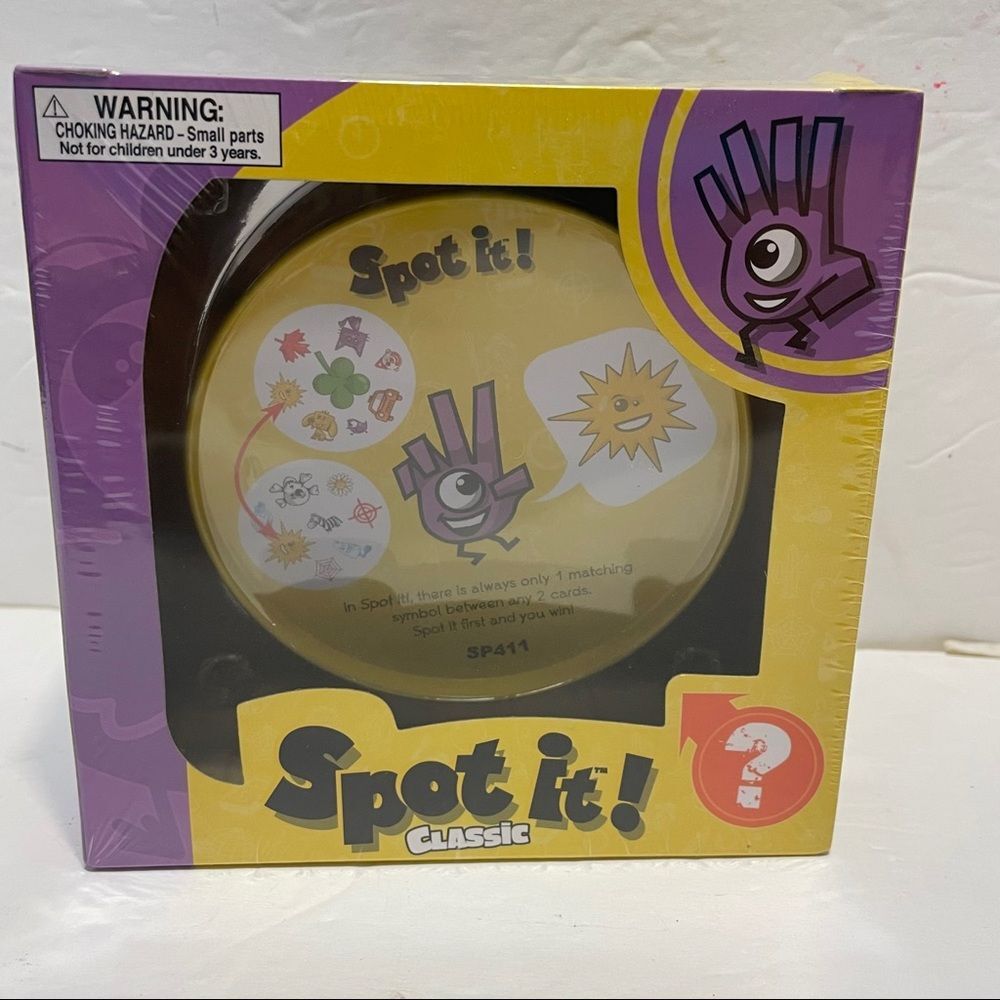 Spot It! Classic Family Party Matching Card Game